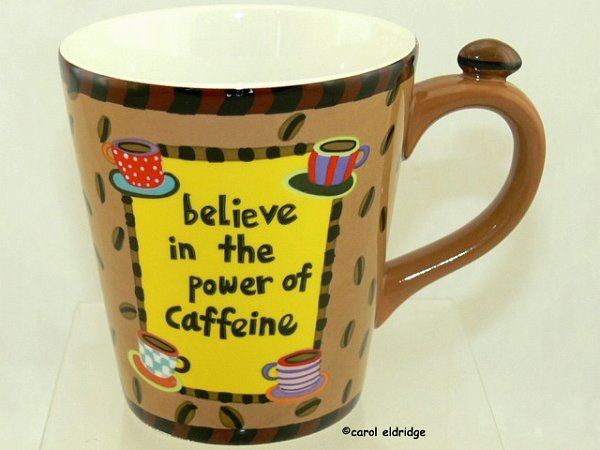 power of caffeine mug